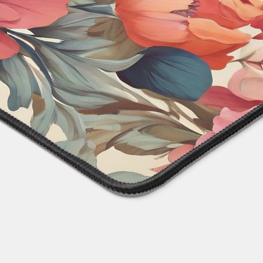 Custom Desk Mat Bloemen patroon (Hoek)