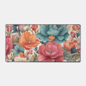 Custom Desk Mat Bloemen patroon (Voorkant)