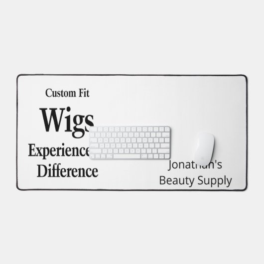Custom Desk Mat for Salon Owner Barber Supply (Keyboard & Muis)