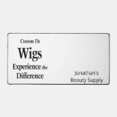 Custom Desk Mat for Salon Owner Barber Supply (Voorkant)