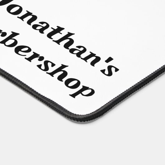 Custom Desk Mat for Salon Owner Barber Tree Hearts (Hoek)