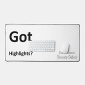 Custom Desk Mat for Salon Owner Barbershop (Keyboard & Muis)