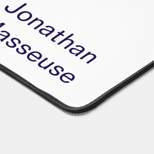 Custom Desk Mat for Salon Owner Massage (Hoek)