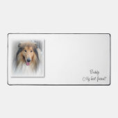 Custom Desk Mat Mans Beste Vriend Hond (Voorkant)