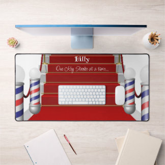 Custom Desk Mat voor Salon Eigenaren Barber