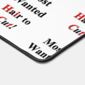 Custom Desk Mat voor Salon Eigenaren Haar te Knipp (Hoek)