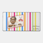 Custom Desk Mat voor Salon Eigenaren Little Braids (Voorkant)