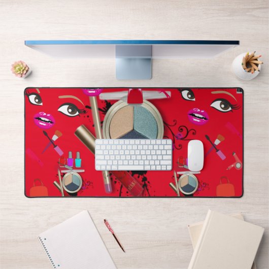 Custom Desk Mat voor Salon Eigenaren Make-up Artie (Kantoor 1)