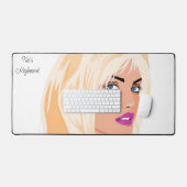 Custom Desk Mat voor Salon Eigenaren Stylist (Keyboard & Muis)