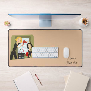 Custom Desk Mat voor Salon Eigenaren Stylist