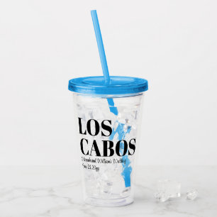 Custom Destination Wedding Welkom bij Los Cabos Acryl Drinkbeker
