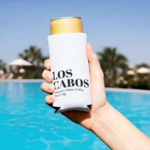 Custom Destination Wedding Welkom bij Los Cabos Seltzer Blikjeskoeler