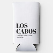 Custom Destination Wedding Welkom bij Los Cabos Seltzer Blikjeskoeler (Voorkant)