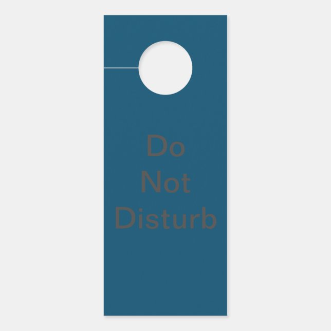 Custom Deurhangers · Zakelijk & Persoonlijk (Voorkant)