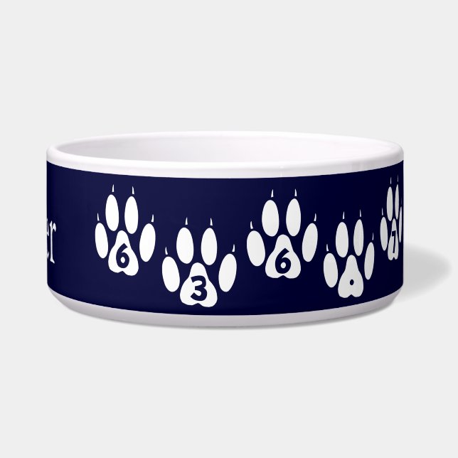 Custom Dewey Dog Bowl Voerbakje (Rechts)