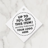 Custom Diamond Wedding 70% OFF Bulk Kopen Korting Bedankjes Labels (Voorkant)