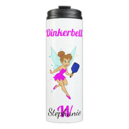 Custom Dinkerbell - Grappige pickleball voor haar Thermosbeker