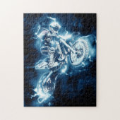 Custom Dirt Bike Jigsaw Puzzle Legpuzzel (Verticaal)