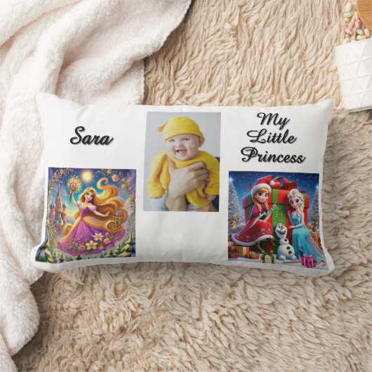 Custom Disney Princess Picture Pillow Throw Pillow Kussen (Deken)