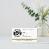 Custom Dispatcher Emergency Service Logo QR-code Visitekaartje (Staand voorkant)