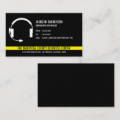 Custom Dispatcher Emergency Services Medewerker Lo Visitekaartje (Voorkant / Achterkant)