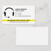 Custom Dispatcher Emergency Services Medewerker Lo Visitekaartje (Voorkant / Achterkant)