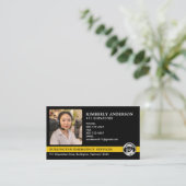 Custom Dispatcher Foto Emergency Services Logo Visitekaartje (Staand voorkant)