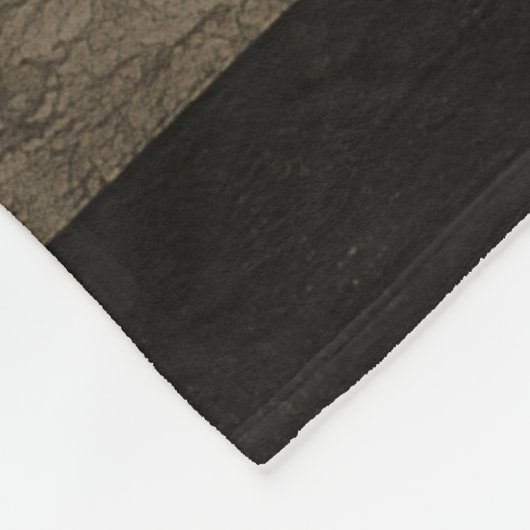 Custom Dispatcher Thin Gold Line Blanket Fleece Deken (Hoek)