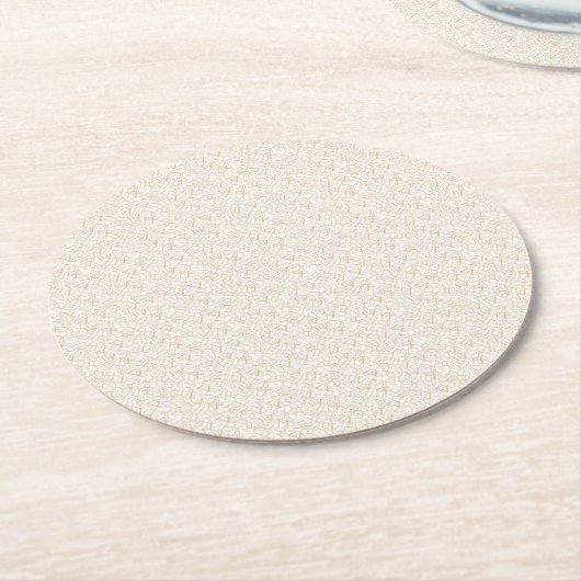 Custom Disposable Coasters | Printed Bar Style Ronde Kartonnen Onderzetter (Gebogen)