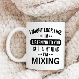 Custom DJ, het lijkt misschien alsof ik naar je lu Koffiemok