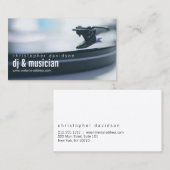 Custom DJ Platenspeler Visitekaartje (Voorkant / Achterkant)