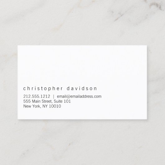 Custom DJ Platenspeler Visitekaartje (Achterkant)