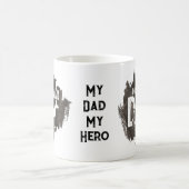 Custom Doberman Dad Vaderdag Hondenliefhebber Koffiemok (Center)