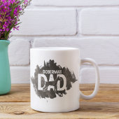 Custom Doberman Dad Vaderdag Hondenliefhebber Koffiemok