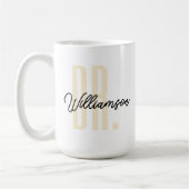 Custom Doctor Mok, Afstuderen geschenken voor dokt Koffiemok (Links)