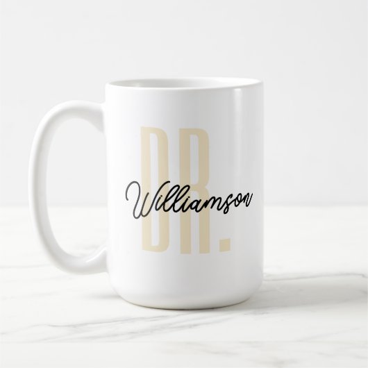 Custom Doctor Mok, Afstuderen geschenken voor dokt Koffiemok (Links)