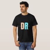 Custom Doctor naam mannen tshirt (Voorkant volledig)
