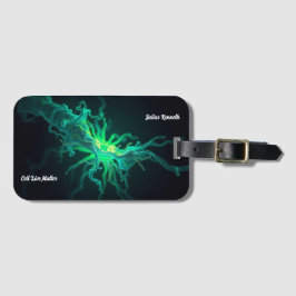 Custom Doctor Nurse Biological Cell Science Art Bagagelabel