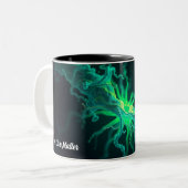 Custom Doctor Nurse Biological Cell Science Art Tweekleurige Koffiemok (Voorkant links)