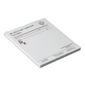 Custom Doctor Prescription Notepad Editable RX Pad Notitieblok (Schuin)