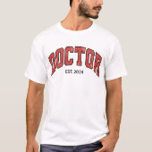 Custom Doctor Shirt, Afstuderen cadeau voor dokter T-shirt (Voorkant)