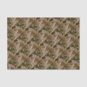 Custom Dog Afbeelding Custom Pet Photo Christmas Tissuepapier (Voorkant)