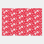 Custom Dog Bone Wrapping Papiervellen Inpakpapier Vel (Voorkant 2)