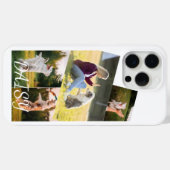 Custom dog cat photo collage phone case (Achterkant (horizontaal))