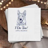 Custom Dog Cheers Custom Cocktail Servet