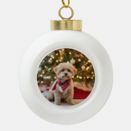 Custom Dog Christmas Ornament | Pet Photo