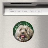 Custom Dog Dad Tibetan Terrier Sleutelhanger Magneet (Insitu (Vaatwasser))