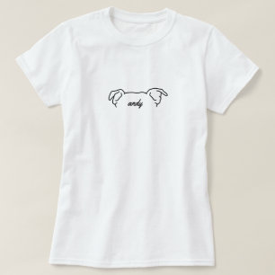 Custom Dog Ear Shirt Dog Mom