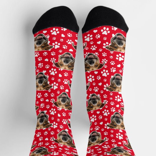 Custom Dog Face Sokken (Top)