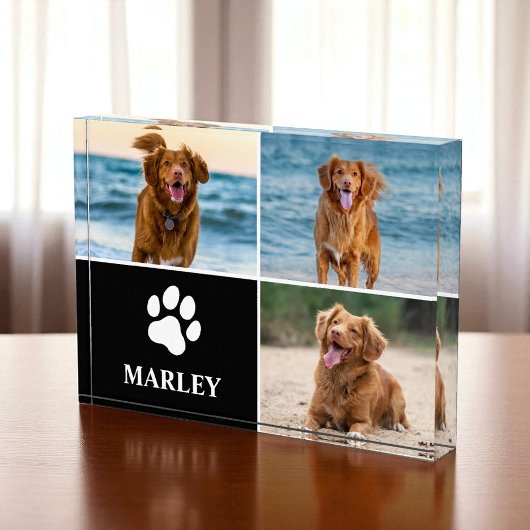 Custom Dog Lover 3 Photo Collage Photo Block Fotoblokken